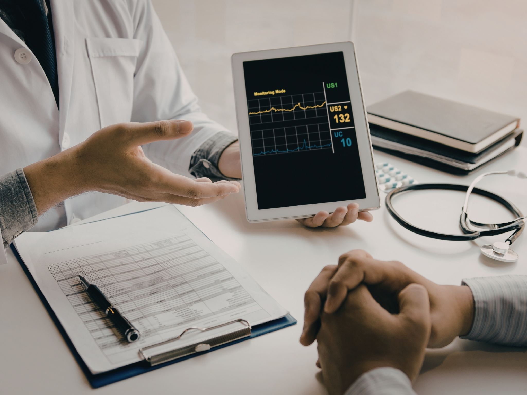 Elettrocardiogramma per screening periodici di medicina del lavoro a Perugia.