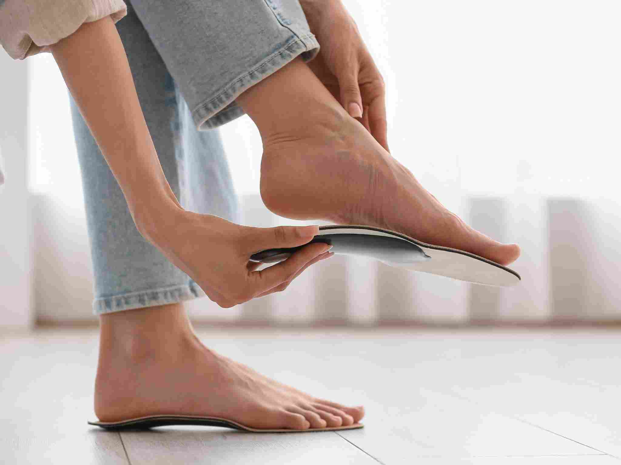 Realizzazione di plantari su misura presso il centro di podologia a Perugia.